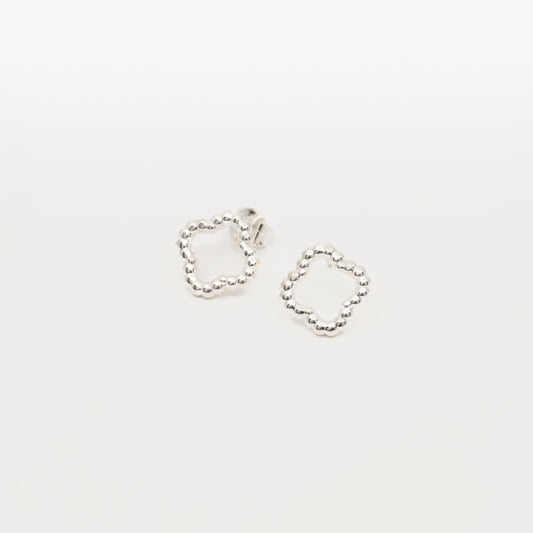 Creo Marbles Petit - Silver earrings