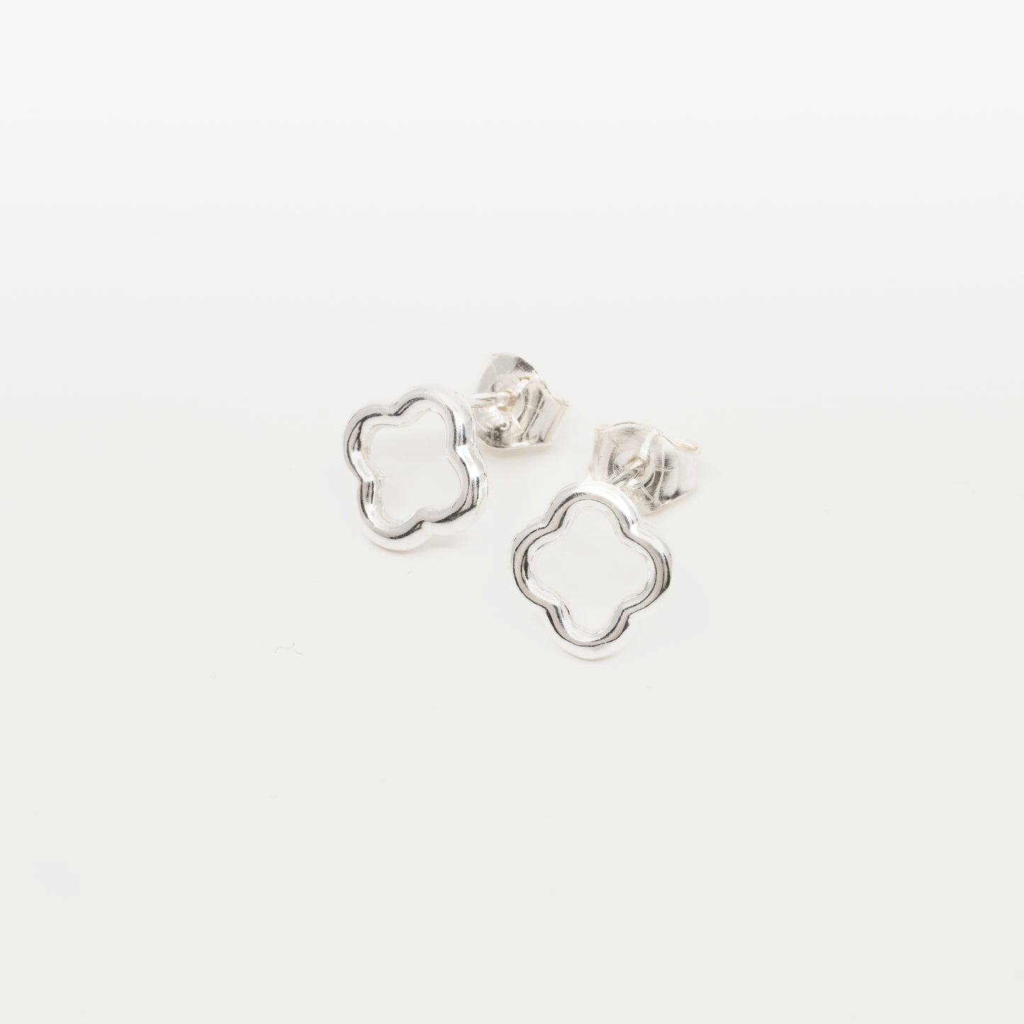 Creo Plain Petit - Silver earrings