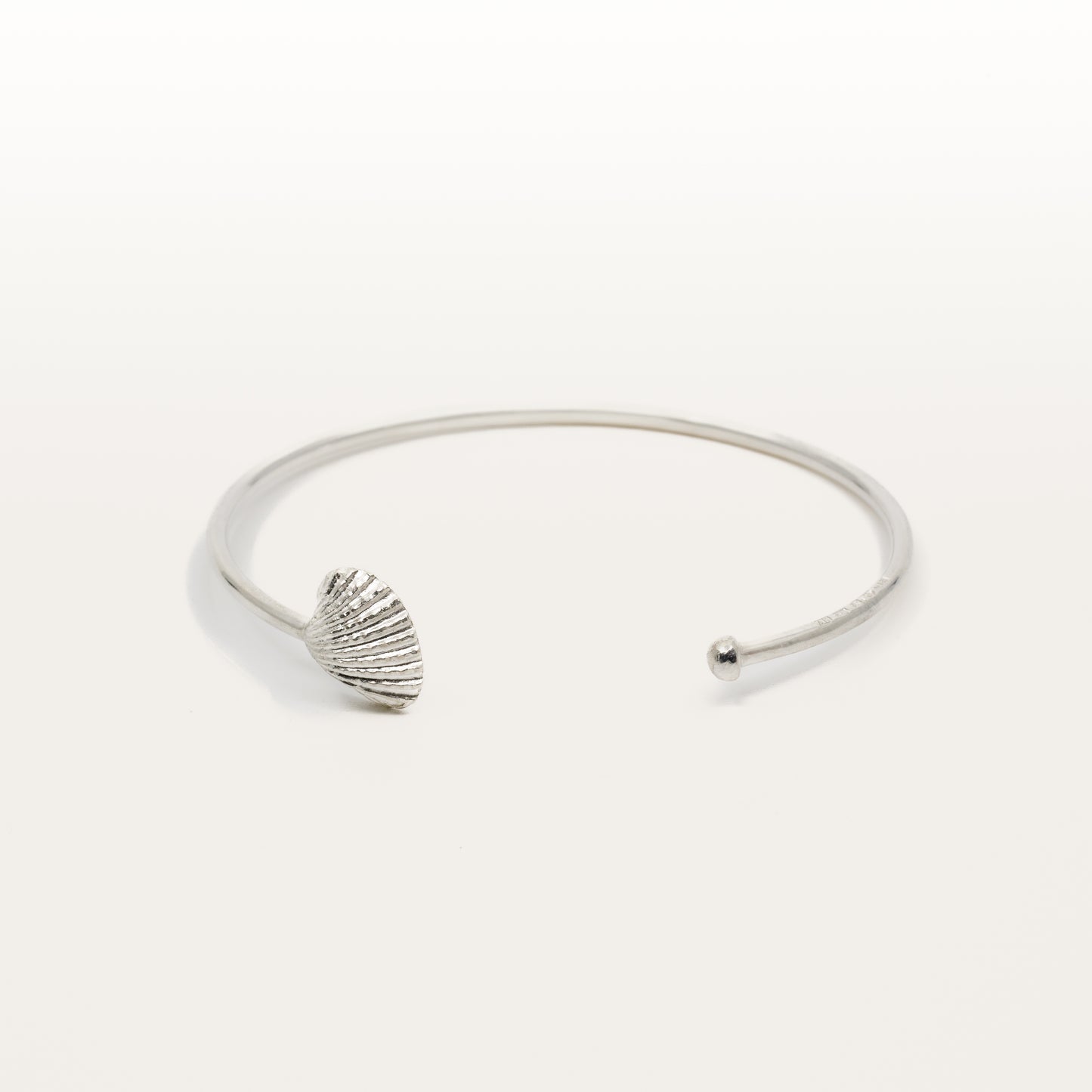 Minimusslan - Armring äkta silver