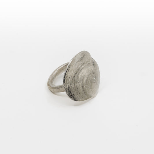 Ring - mussla i silver