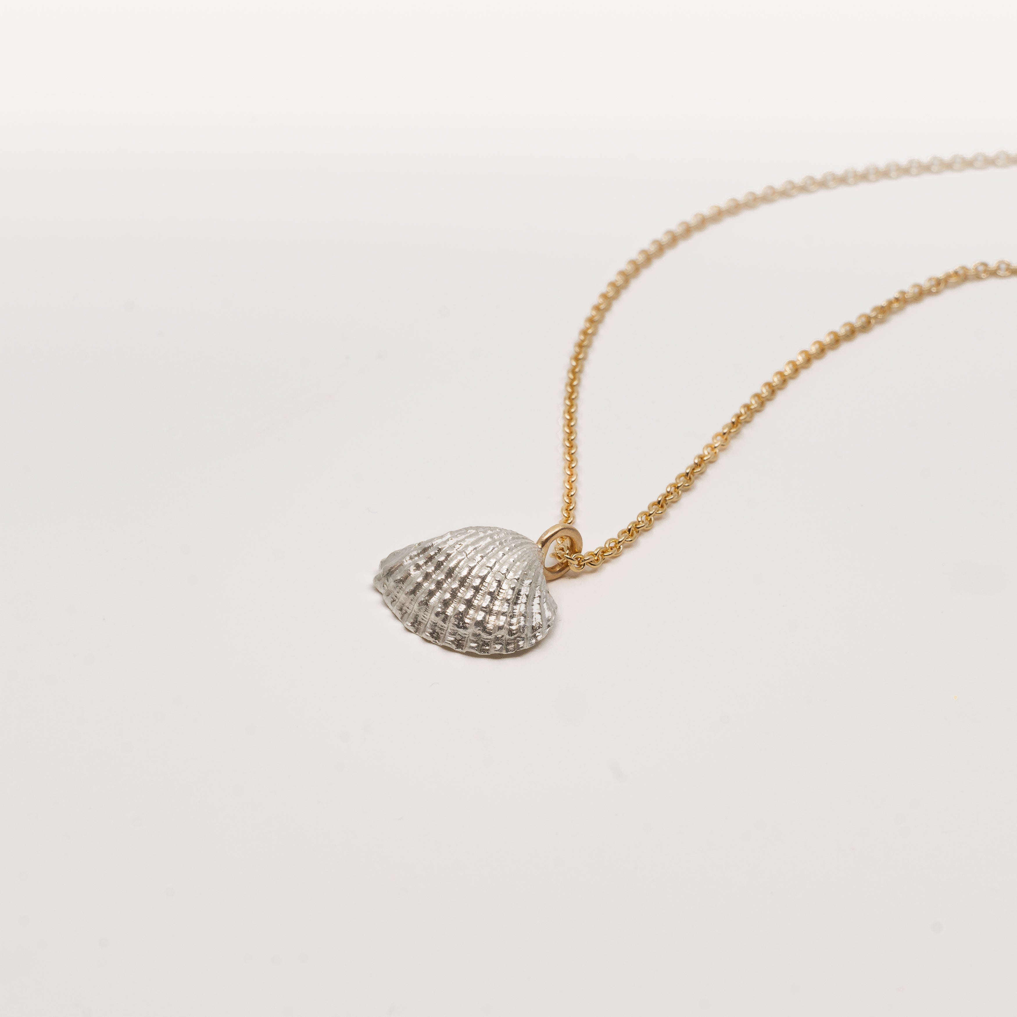Minimusslan - Silver/ 18k guld