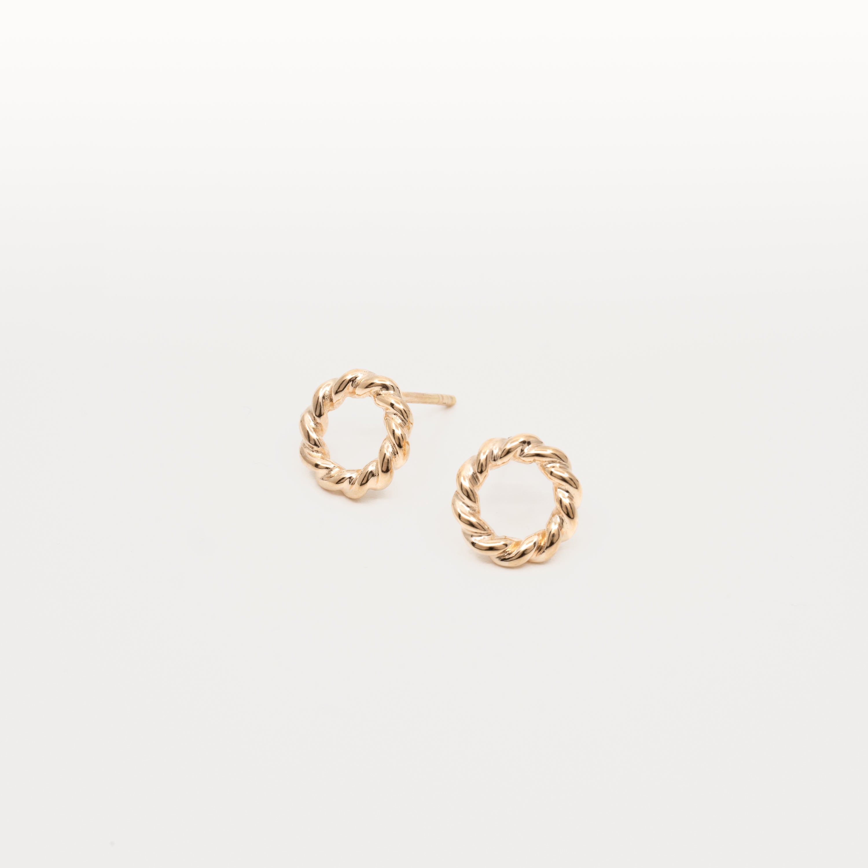 Twist Earings Circle Petit -Gold