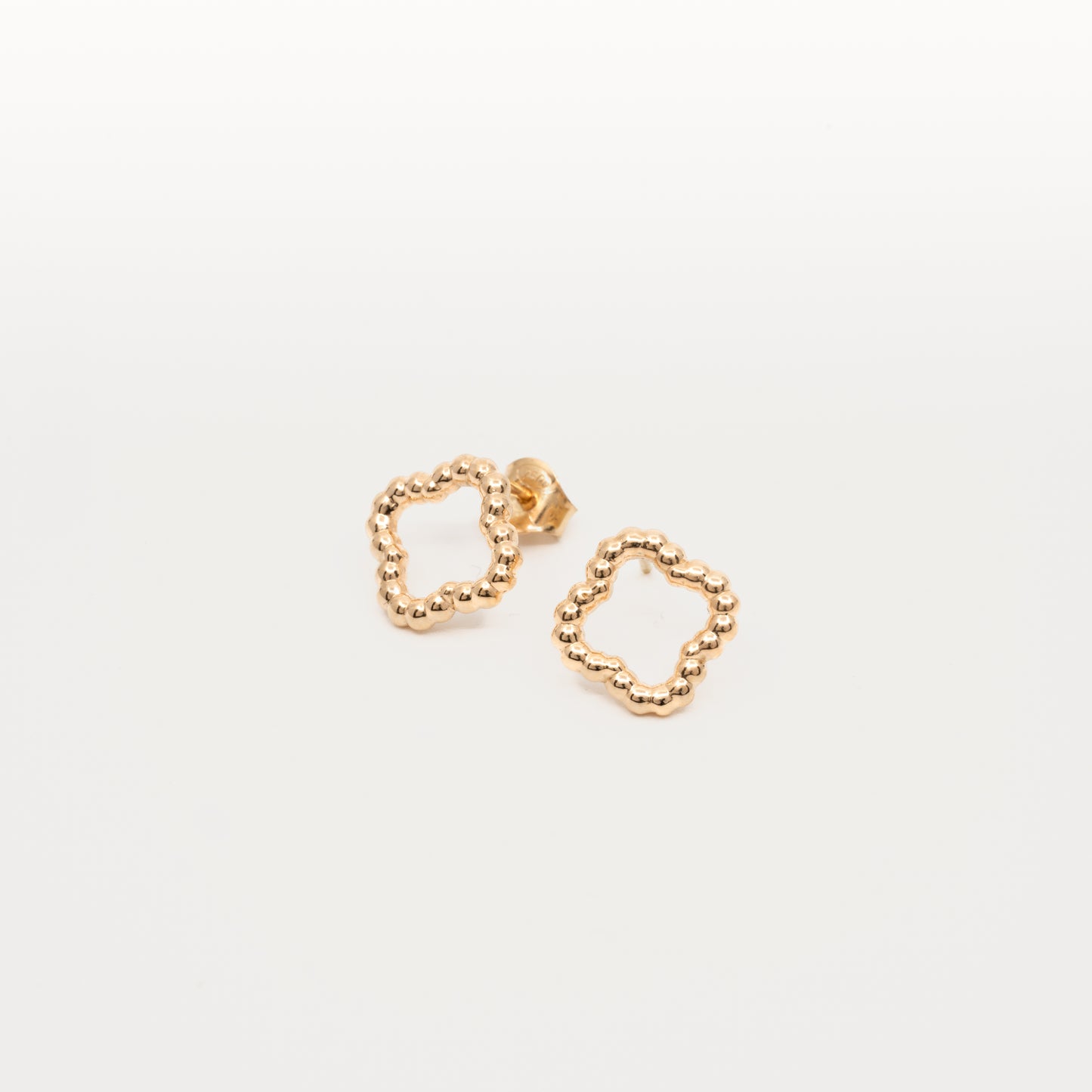 Creo Marbles Petit - Gold earrings