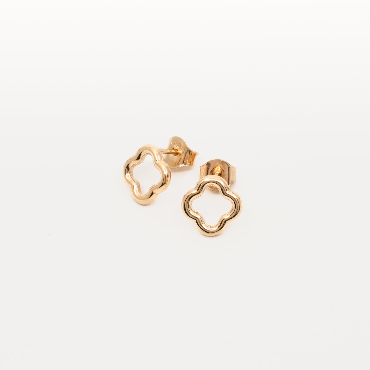 Creo Plain Petit - Gold earrings