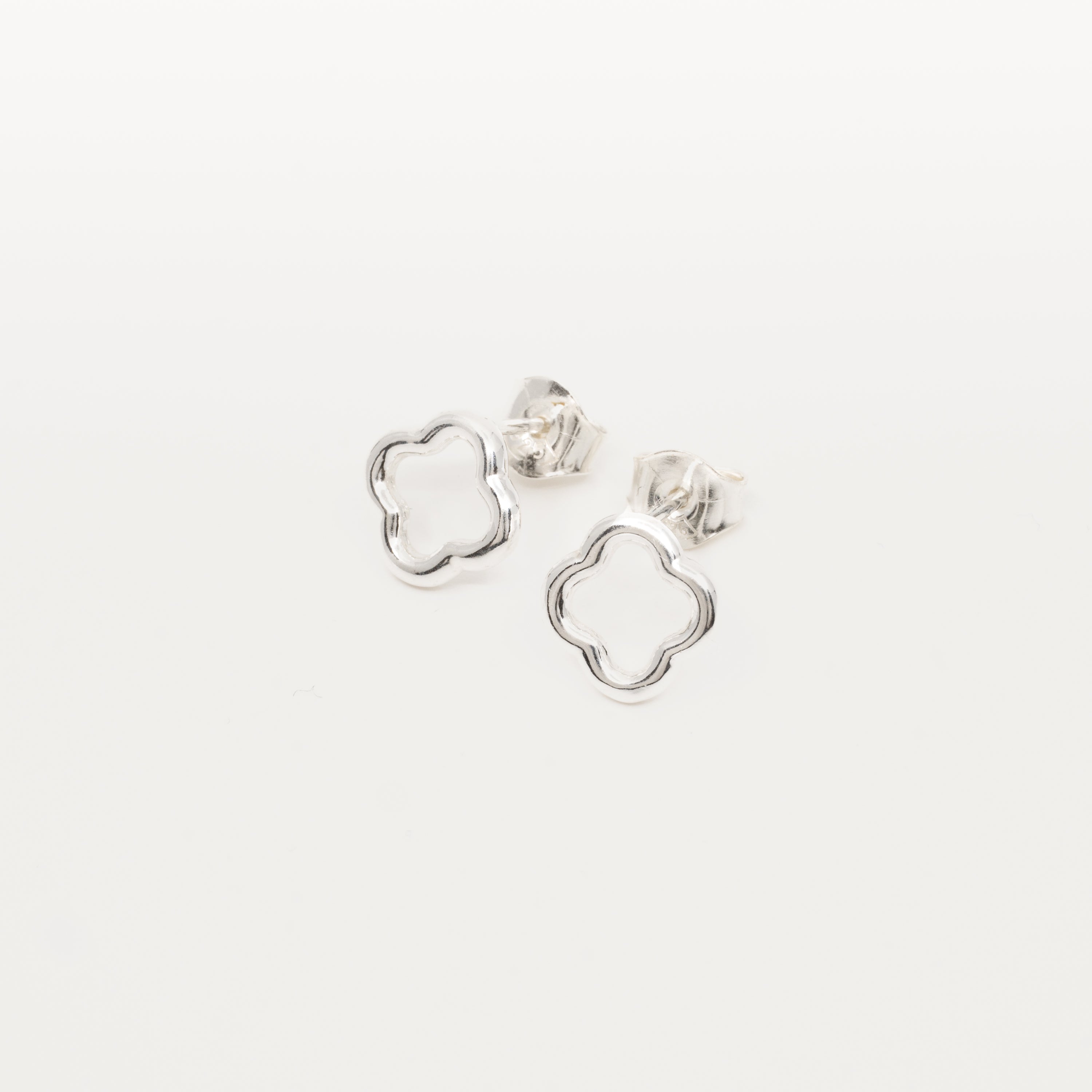 Creo Plain Petit - Silver earrings