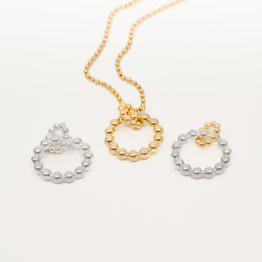 Pure Marbles Crown Pendant
