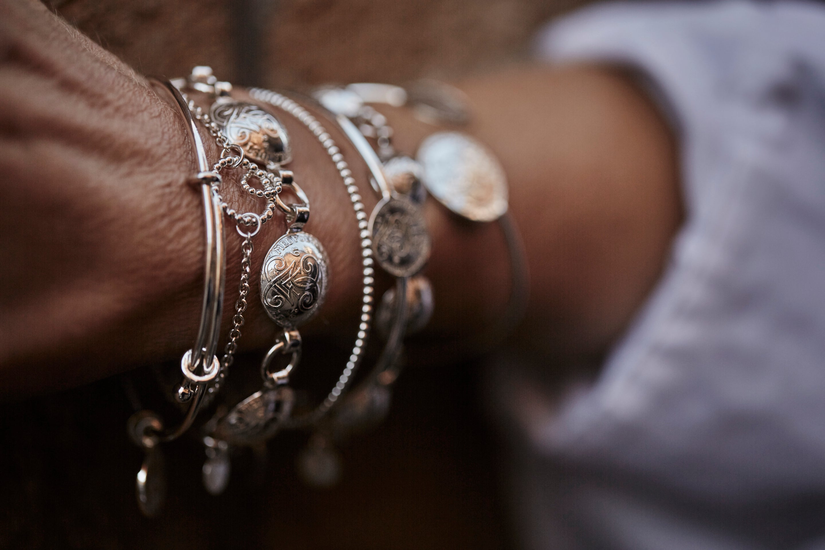 Pure Marbles Crown Bangle
