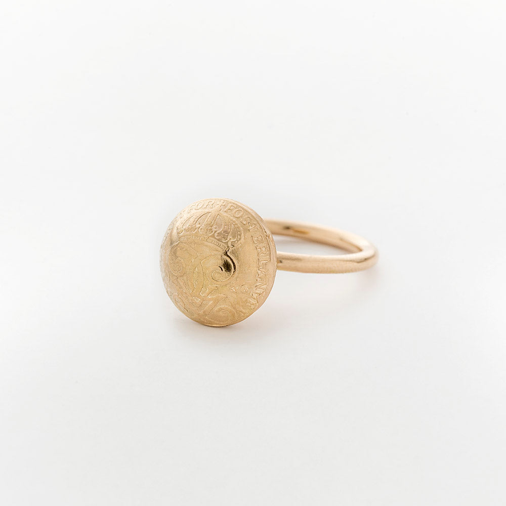 Coin gold ring / 1-öring