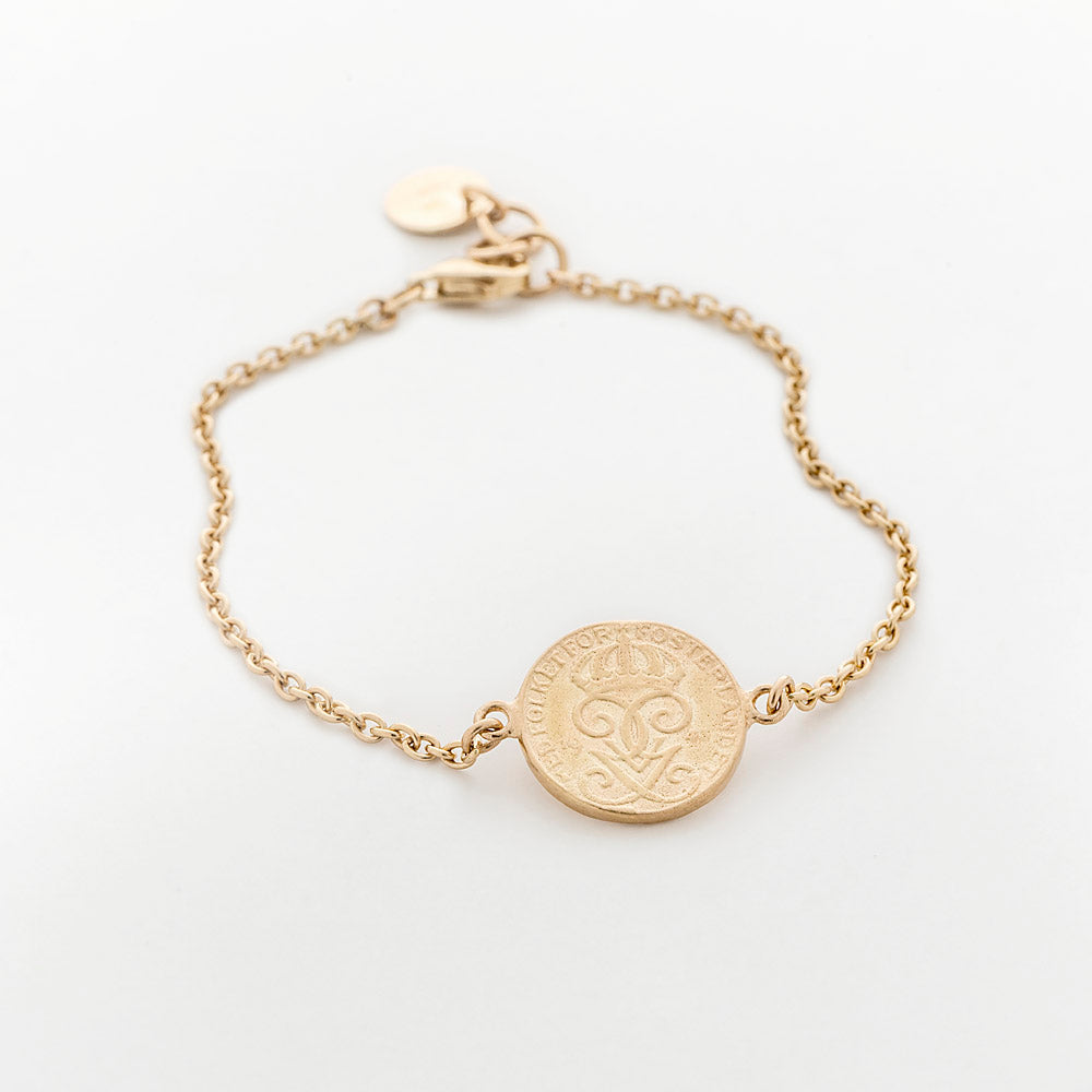 Coin gold bracelet - 1-öring