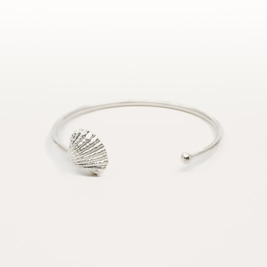 Havet mussla - Armring silver