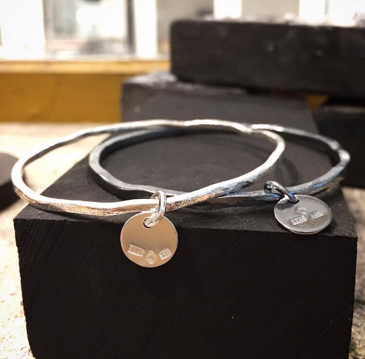 Organic square - Silver / Oxid