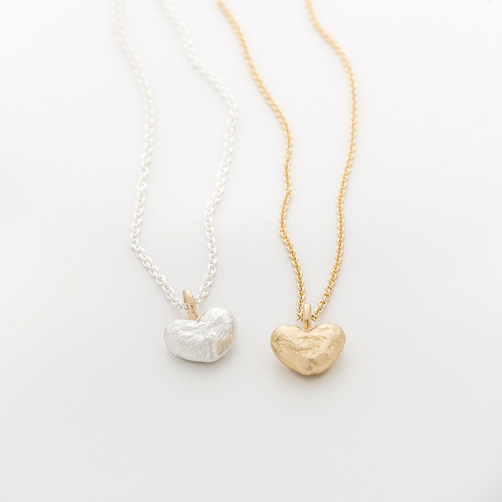Lovely Heart - Silver / Gold