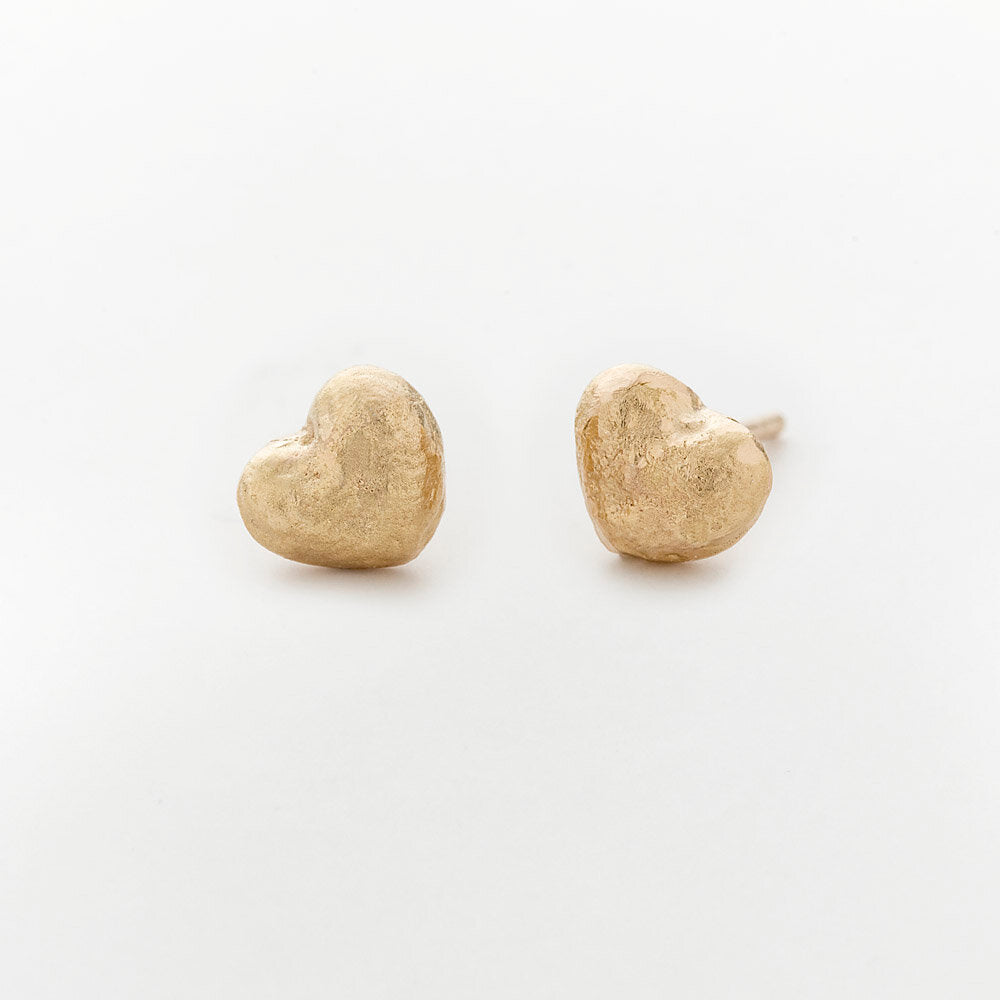 Love small - Gold earrings