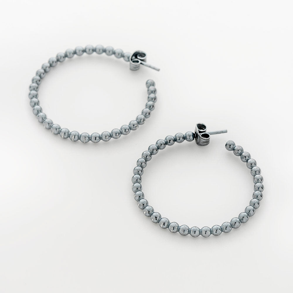 Pure Marbles Earrings - Big Marbles Oxid
