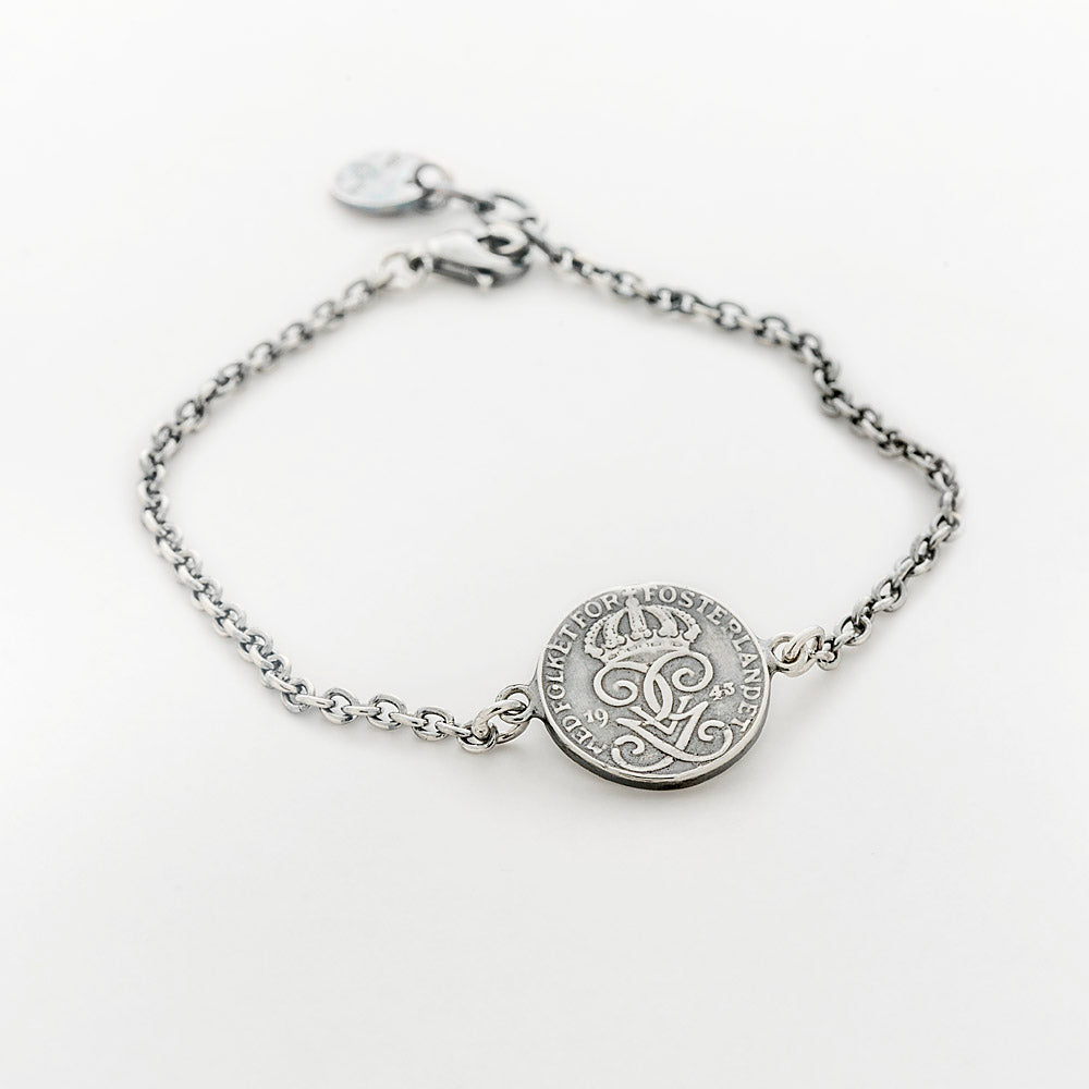 Coin oxid bracelet - 1-öring