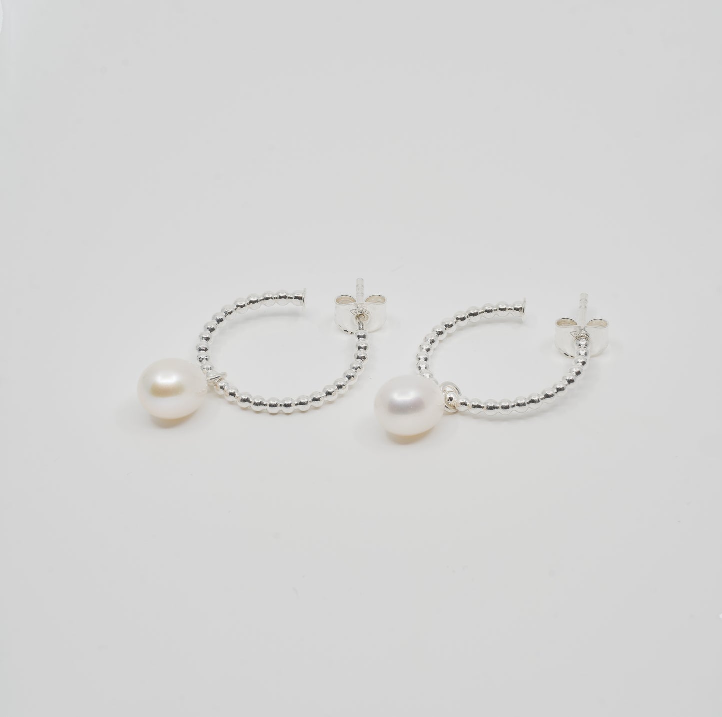 Drops of colour - earrings silver