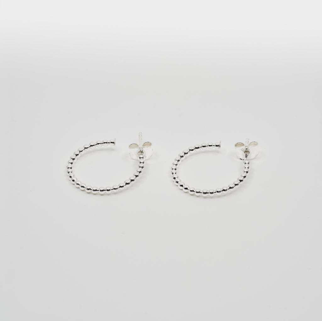 Drops of colour - earrings silver