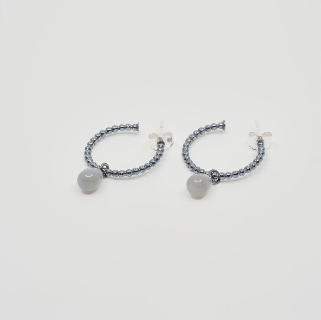 Drops of colour - earrings oxid